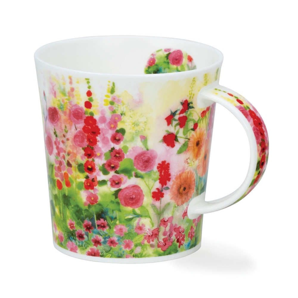 Dunoon Henley Teetasse Aus Feinstem Knochenporzellan - 600 Ml, Rosa Rosabunda Design